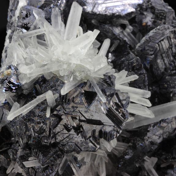 Quartz + Galène. 6000.0 ct. (1,2 kg)