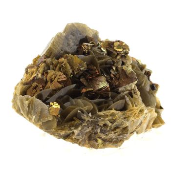 Siderite + Chalcopyrite. 2675.1 ct.