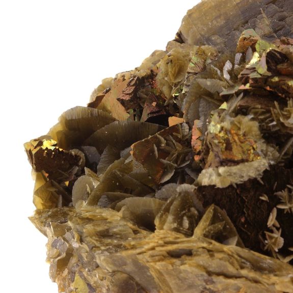 Siderite + Chalcopyrite. 2675.1 ct.