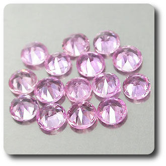 1.40CT. 15 pcs NATURAL PINK SAPPHIRE . VS-SI1