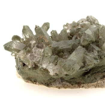 Quartz fumé + Chlorite.