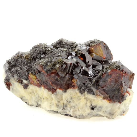 Sphalerite + Dolomite.