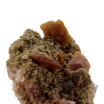 Wulfenite, Mimetite, Fluorite. 148.9 ct.