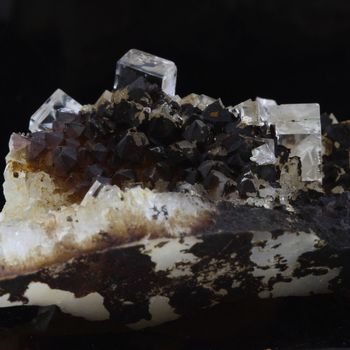 Fluorite + Quartz.