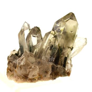Quartz + Epidote. 834.0 ct.