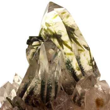 Quartz + Epidote. 834.0 ct.