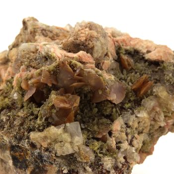 Wulfenite + Mimetite + Fluorite. 326.9 ct.