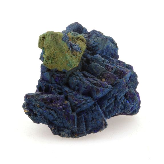 Chessylite ( Azurite ) + Cuprite. 36.2 ct.