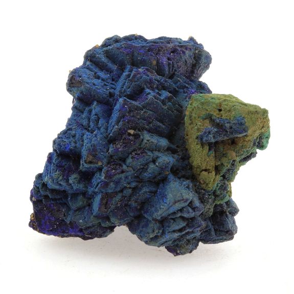 Chessylite ( Azurite ) + Cuprite. 36.2 ct.