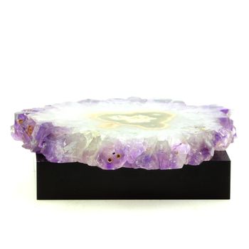Amethyst Stalactite + Agate. 220.7 ct.