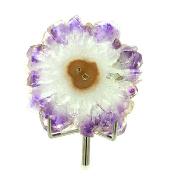 Améthyste Stalactite + Agate. 108.6 ct.