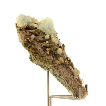 Axinite + Prehnite. 173.9 ct.