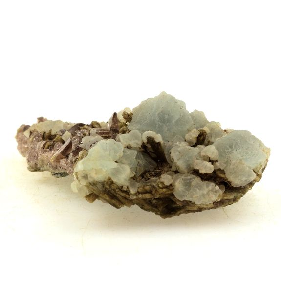 Axinite + Prehnite. 173.9 ct.