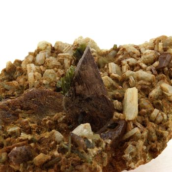 Axinite, Epidote, Albite. 270.4 ct.