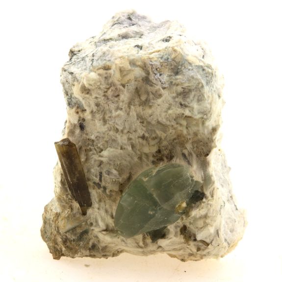 Prehnite + Epidote. 61.3 ct.