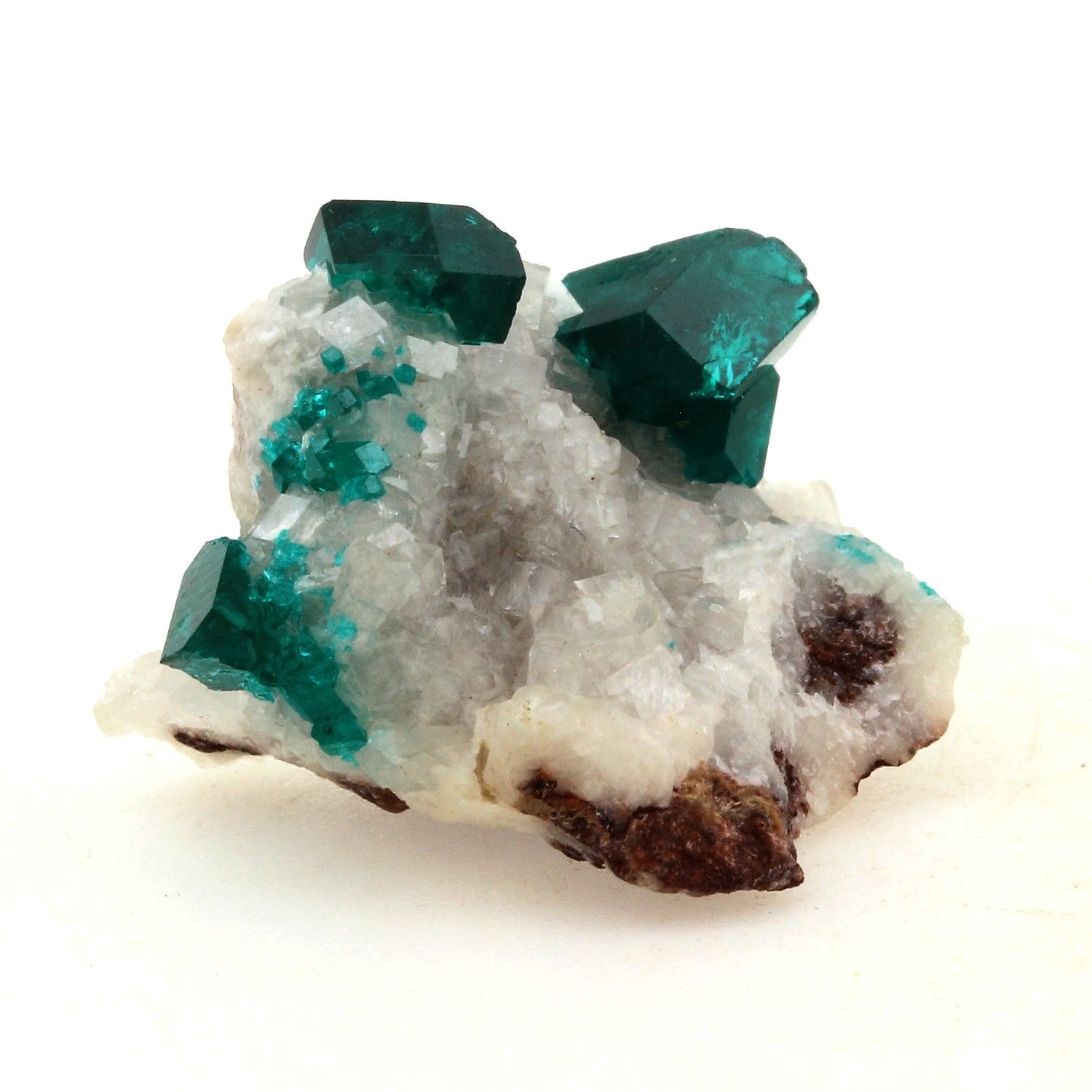 Dioptase Naturelle De Namibie - Vert Bleu 2,20 Carats - Pierre Fine 8,5x6,5 Mm - P477.200T