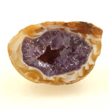 Améthyst Géode + Agate. 170.2 ct.