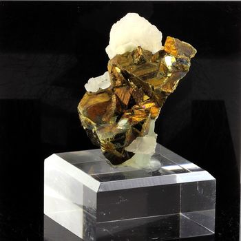 Calcite + Chalcopyrite.