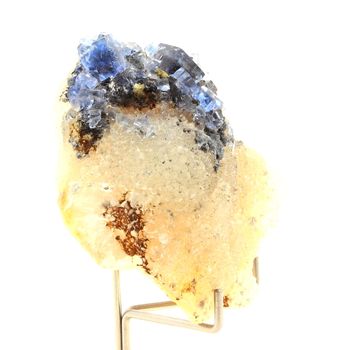 Fluorite bleue + Quartz. 339.9 ct.