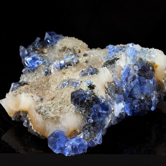 Blue Fluorite + Quartz.