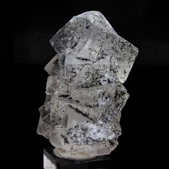 Fluorite Stalactite + Sphalerite. 446.6 ct.