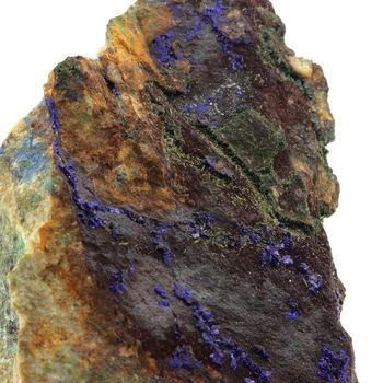 Azurite, Olivenite, Malachite. 1170.0 ct.