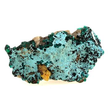 Cerusite + Dioptase + Wulfenite. 552.8 ct.