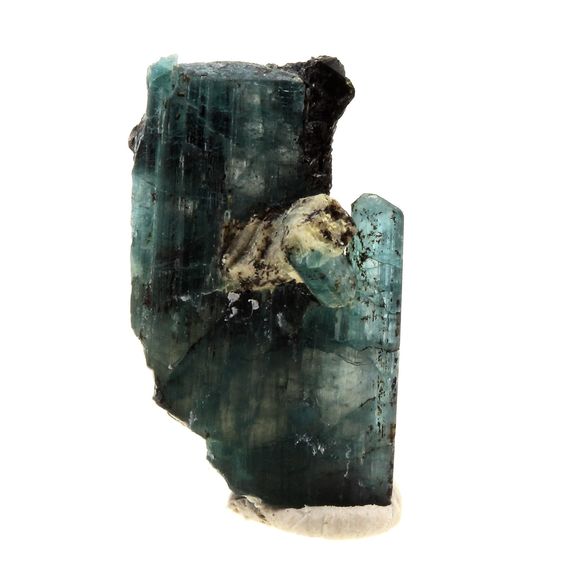 Grandidierite + Tourmaline. 33.9 ct.