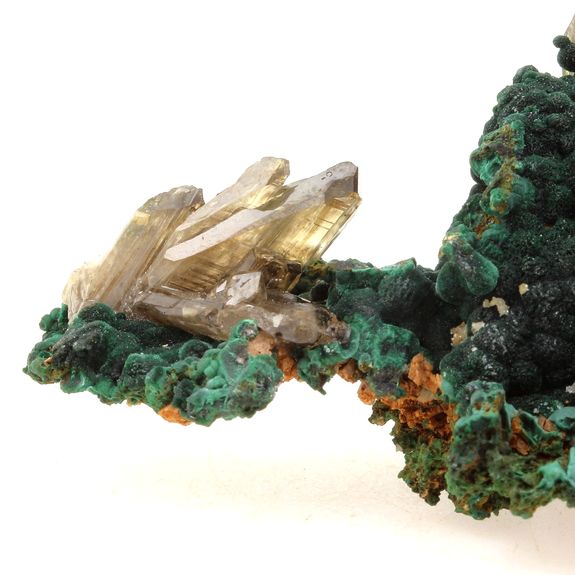Malachite + Cerusite.