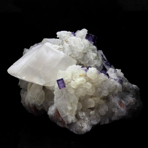 Fluorite + Calcite.