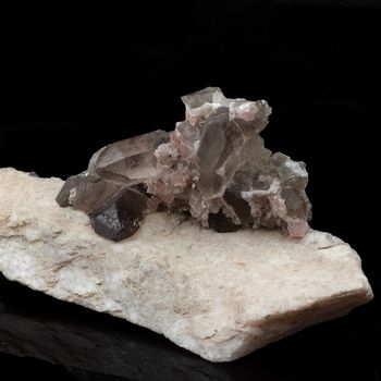 Fluorite rose, Calcite, Quartz. 296.7 ct.