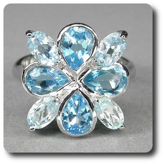 BLUE TOPAZ RING