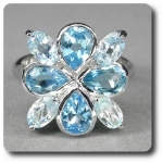 BLUE TOPAZ RING