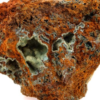 Sénégalite sur Turquoise. 465.0 ct.