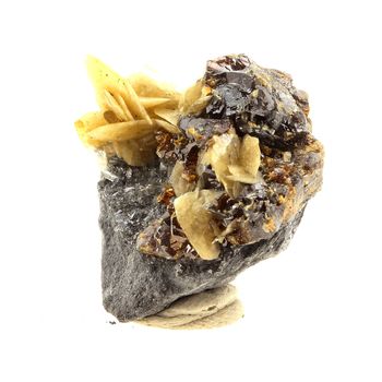 Sphalerite (Blende) + Siderite.