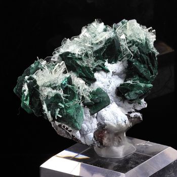 Malachite + Baryte.