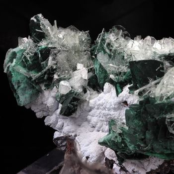 Malachite + Baryte.