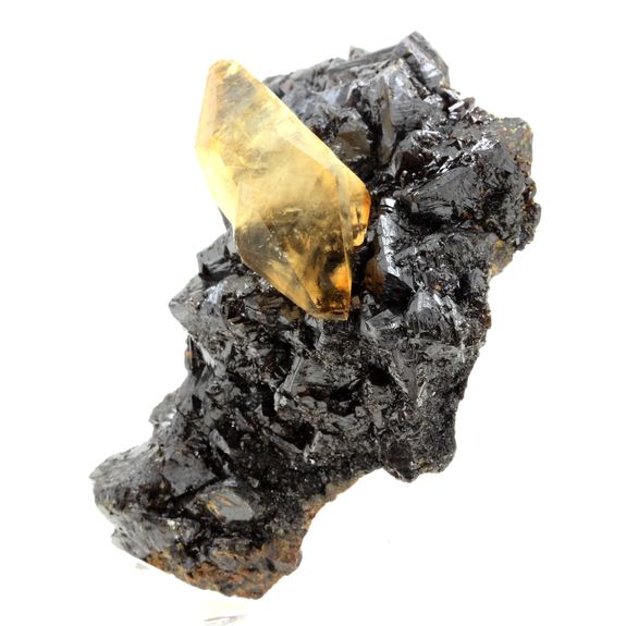 Calcite + Sphalerite. 2947.0 ct.