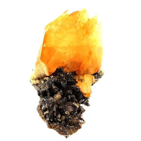 Calcite + Sphalerite. 2237.0 ct.