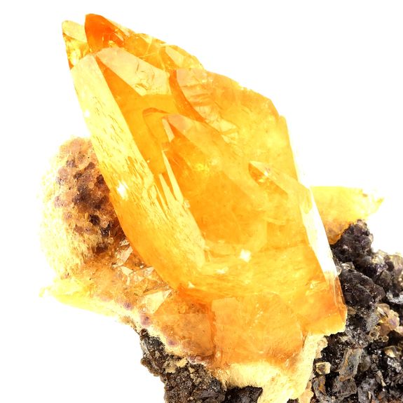 Calcite + Sphalerite. 2237.0 ct.
