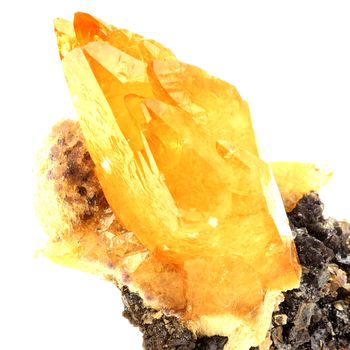 Calcite + Sphalerite. 2237.0 ct.