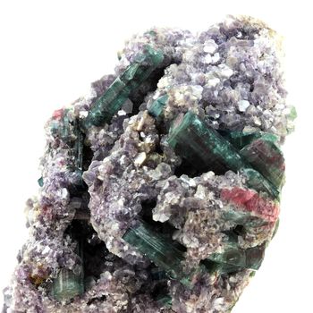 Tourmaline + Lepidolite.