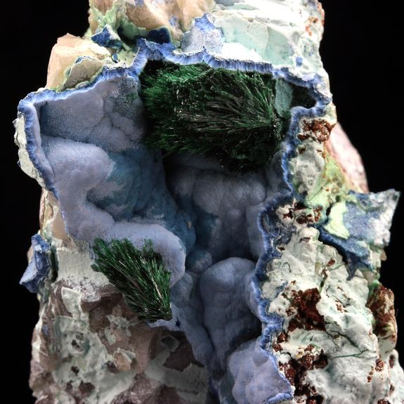 Shattuckite + Malachite.