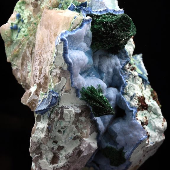 Shattuckite + Malachite.