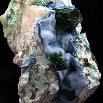 Shattuckite + Malachite.