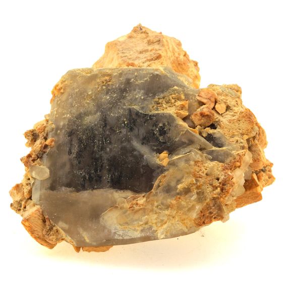 Quartz Fumé + Orthose. 582.0 ct.