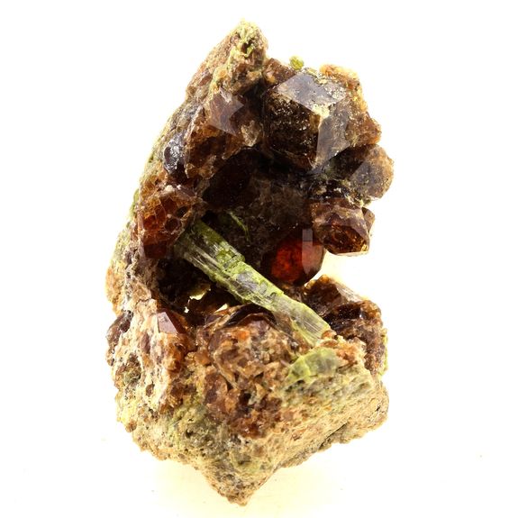 Grossular garnet + Epidote.
