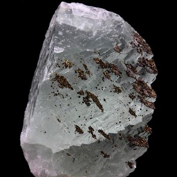 Fluorite + Pyrite.