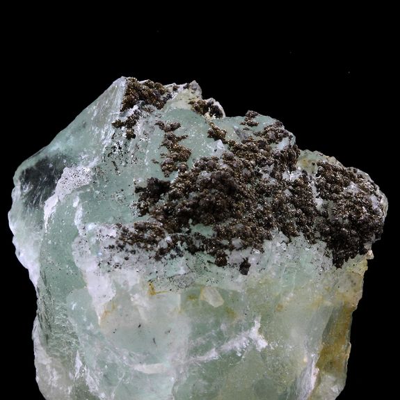 Fluorite + Pyrite. 169.0 ct.