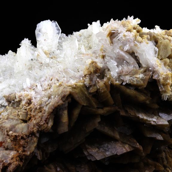 Siderite, Quartz.